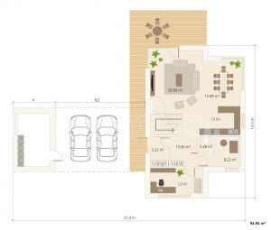 Modern 2 storey Ecohouse