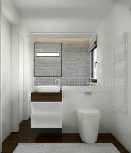 Modern 1 storey Ecohouse Bathroom