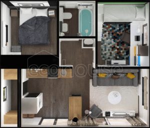 Modern 1 storey Ecohouse Plan
