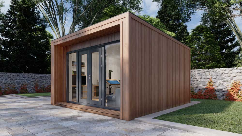 Ecohouse 4.2m x 3.4m ECO GARDEN ROOM - Ideal to Work from Home